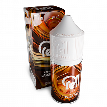 Жидкость для ЭСДН RELL ULTIMA  "Mango Cake" 3мл 0мг.